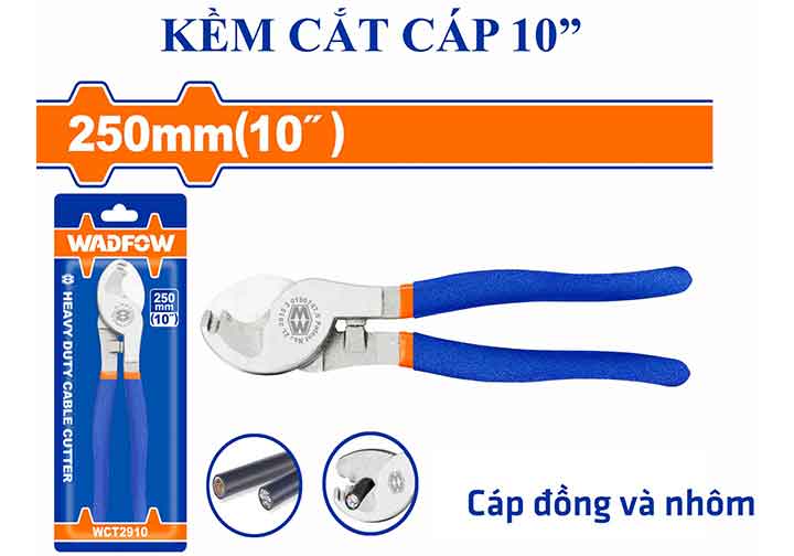 10" Kìm cắt cáp đầu lớn Wadfow WCT2910