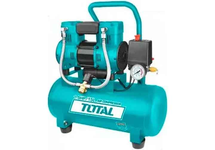 1100W (1.5HP) Máy nén khí không dầu 15 lít Total TCS1110152T