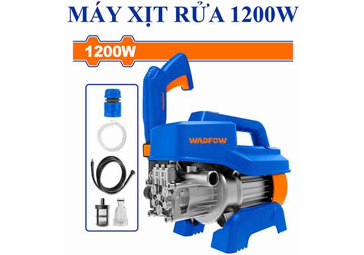 1200W Máy xịt rửa (động cơ cảm ứng dây nhôm) Wadfow WHP1A12