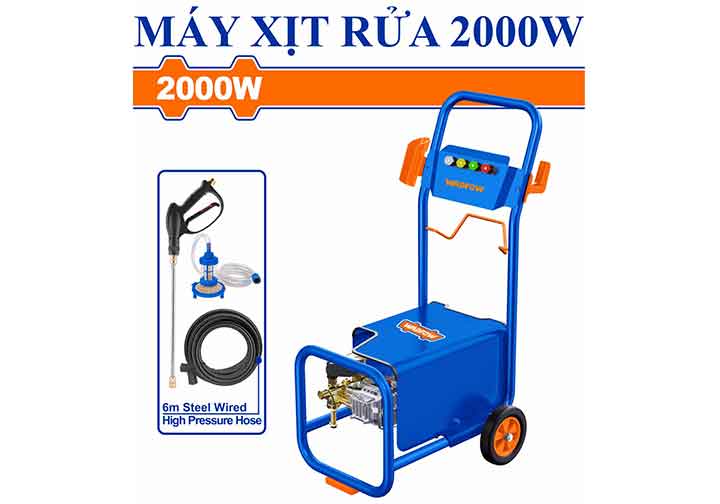 2000W Máy xịt rửa (động cơ cảm ứng dây đồng) Wadfow WHP2A01