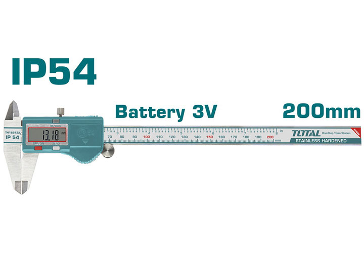 200mm Thước cặp điện tử IP54 Total TMT322006