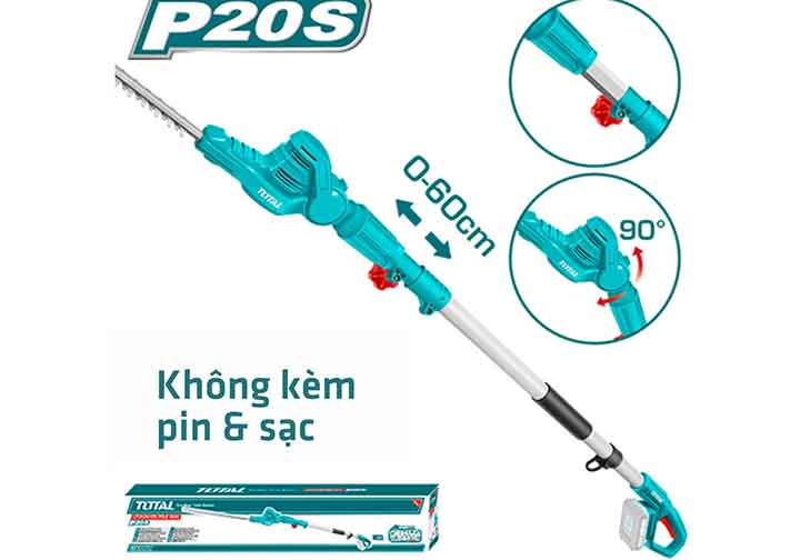 20V Máy cắt cành cao dùng pin (chỉ thân máy) Total TPHT201601