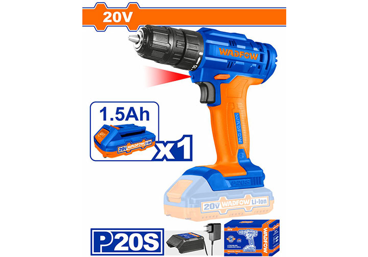 20V Máy khoan vặn vít dùng pin Wadfow WCDP511