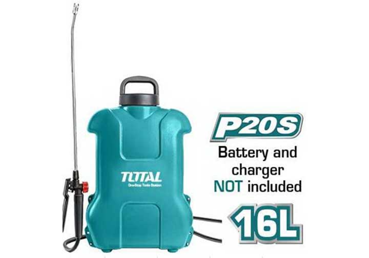 20V Máy phun thuốc 16L dùng pin Total TSPLI2001