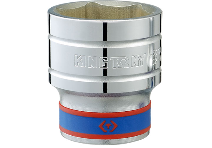 22mm Đầu tuýp ngắn 6 góc 1/2" Kingtony 433522MR