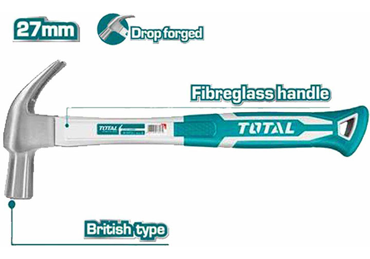 27mm Búa nhổ đinh kiểu anh Total THT73227