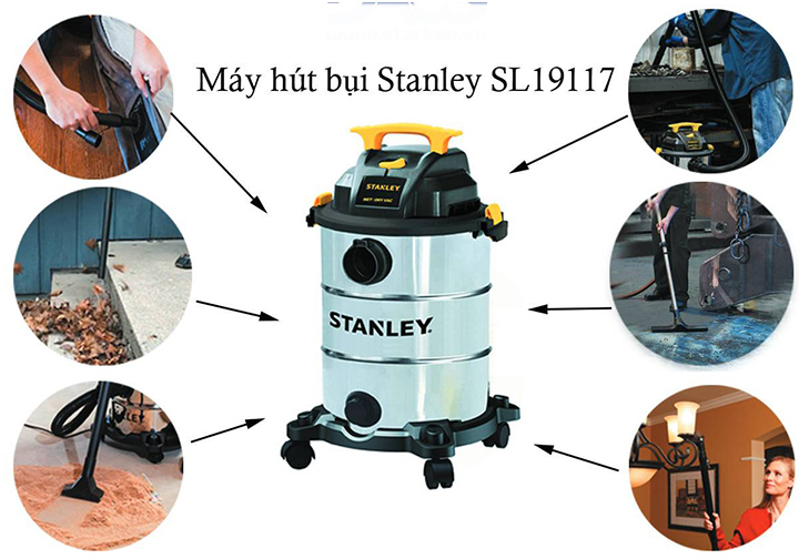 3000W Máy hút bụi ướt/khô Stanley SL19117