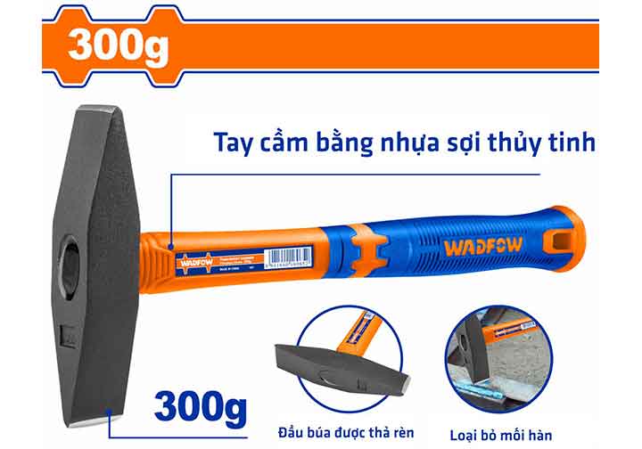 300g Búa gõ mối hàn Wadfow WHM1333