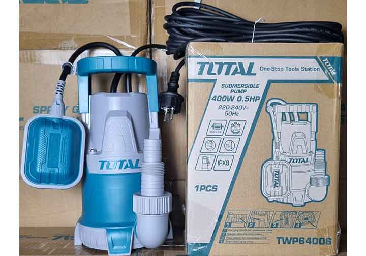 400W Máy bơm chìm nước sạch (mô tơ dây đồng) Total TWP64006