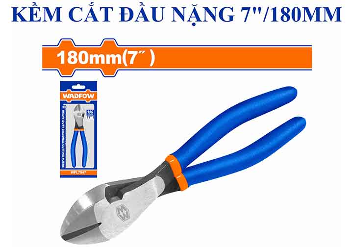 7" Kìm cắt đầu nặng Wadfow WPL7947