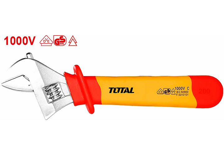 8" (200mm) Mỏ lết cách điện Total THIADW081