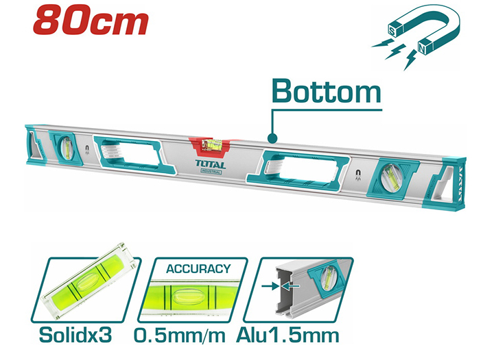 800mm Thước thủy từ tính Total TMT28086M