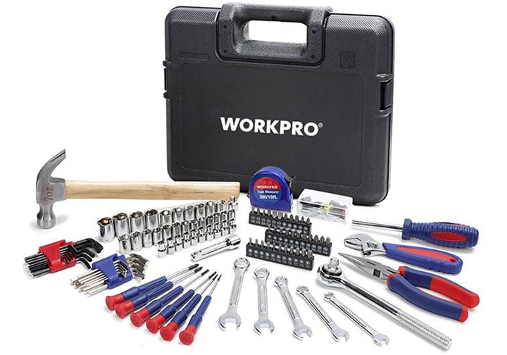 Bộ đồ nghề 165 chi tiết Workpro WP209022