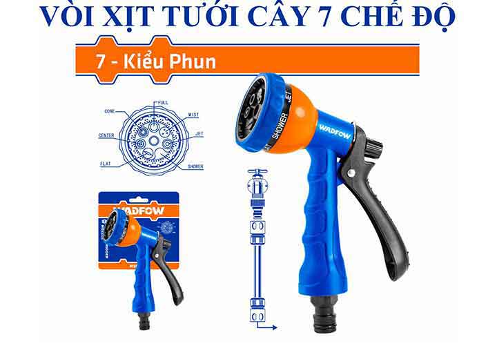 Vòi xịt nước 7 chức năng Wadfow WSN1E07